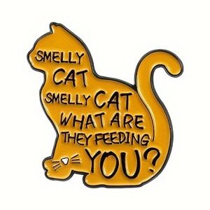 FRIENDS "SMELLY CAT" OIL DRIPPED ENAMEL PIN LAPEL PIN BROOCH NWT